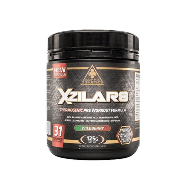 Want a fat burning pre-wrok out blend? Then look no futher than xzillar8