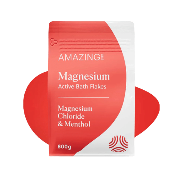 Amazing Oils Active Magnesium Flakes Sydney. Relax with the soothing feeling of menthol Queensland