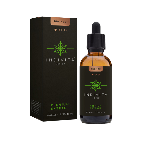 100ml Indivita Bronze Hemp Oil Brisbane Australia Sydney Melbourne