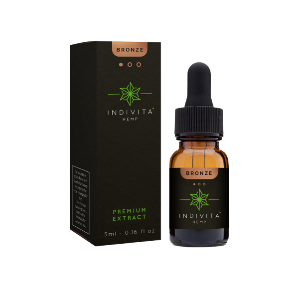 Indivita Bronze Hemp Oil Extract 5ml Sampler Melbourne Australia
