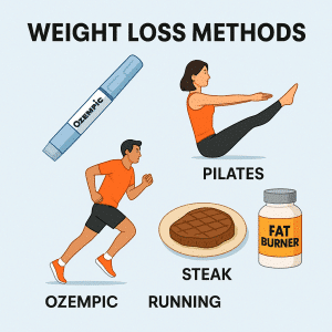 weight loss methods how to lose weight effective weight loss strategies Ozempic for weight loss running for fat loss Pilates for weight loss fat burner supplements Alphadrene supplement steak in weight loss diet best exercises to lose weight prescription weight loss medications does Ozempic help with weight loss is Pilates good for losing weight benefits of running for weight loss how fat burners work weight loss with supplements healthy weight loss foods weight loss shakes and meal replacements weight loss clinics Australia GLP-1 hormone semaglutide calorie deficit appetite suppression metabolism boost lean muscle building portion control thermogenic ingredients personalised weight loss plans sustainable fat loss
