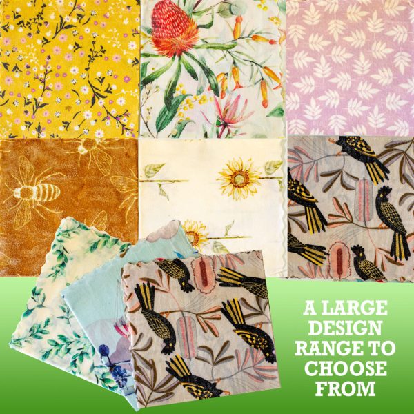 Buy Beeswax Food Wraps Australia | Reusable Eco Kitchen Wraps - Image 3