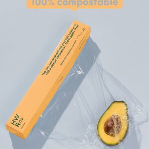 Certified 100% Compostable Cling Wrap | Eco-Friendly, Plastic-Free Food Wrap - How We Roll