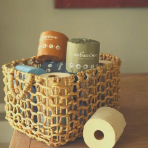 Unbleached Bamboo Toilet Roll 48 | Double Length | 3-ply | Plastic-Free, Soft & Chemical-Free