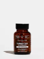 Mini Turkey Tail Mushroom Capsules – Australian-grown functional mushroom for immunity, gut health, and daily wellness in a convenient travel pack.