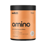 Switch Nutrition Amino EAA and BCAA Recovery Matrix supplement tub available in multiple flavours and serve sizes