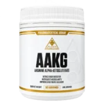 Alpha Genetics AAKG 150 g unflavoured arginine alpha-ketoglutarate powder supplement.